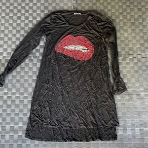 Lauren Moshi T Shirt Dress Small Hole